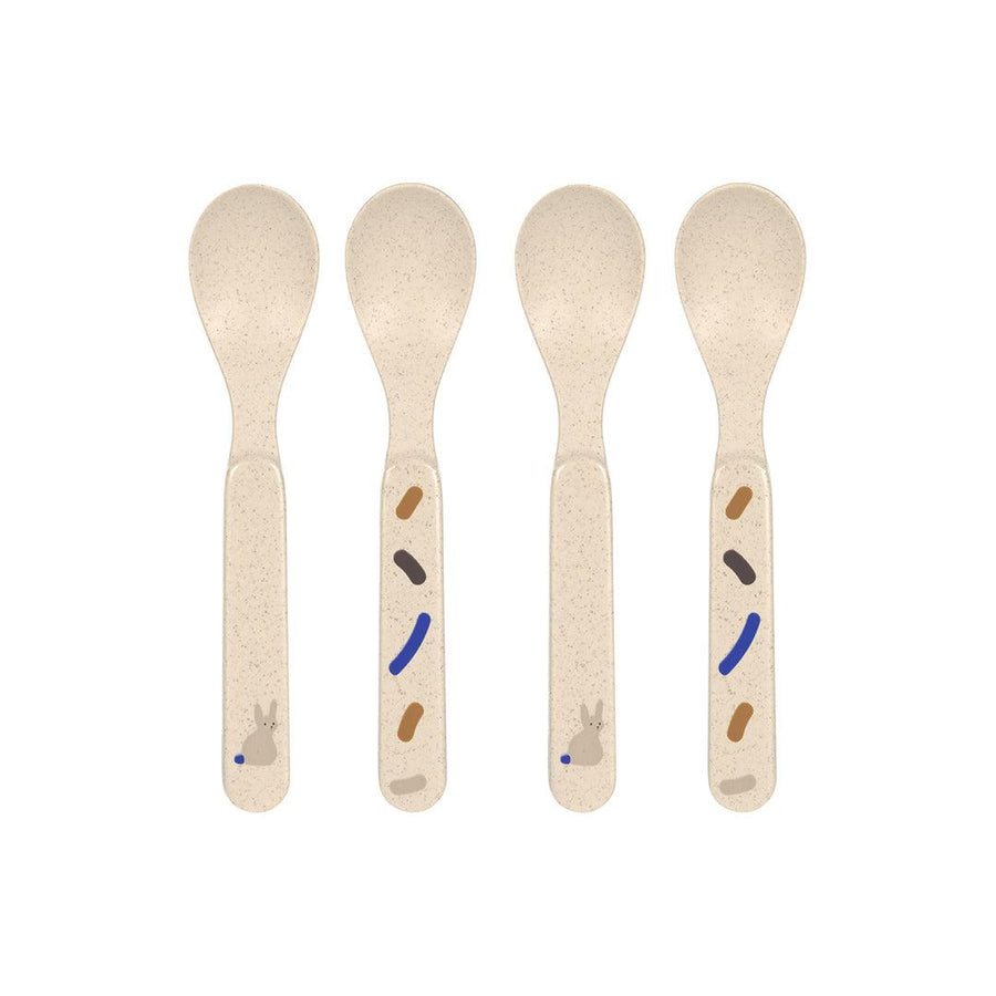 Lassig Spoon Set Cellulose - Little Mateys - Royal Blue-Cutlery-Royal Blue-One Size | Natural Baby Shower