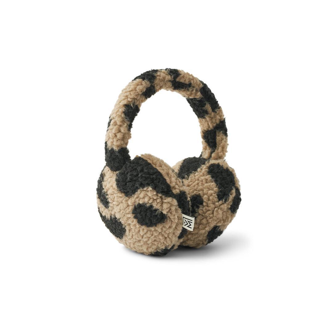 Liewood Albero Pile Earwarmers - Mega Leo / Oat Mix-Scarves-Mega Leo / Oat Mix-One size | Natural Baby Shower