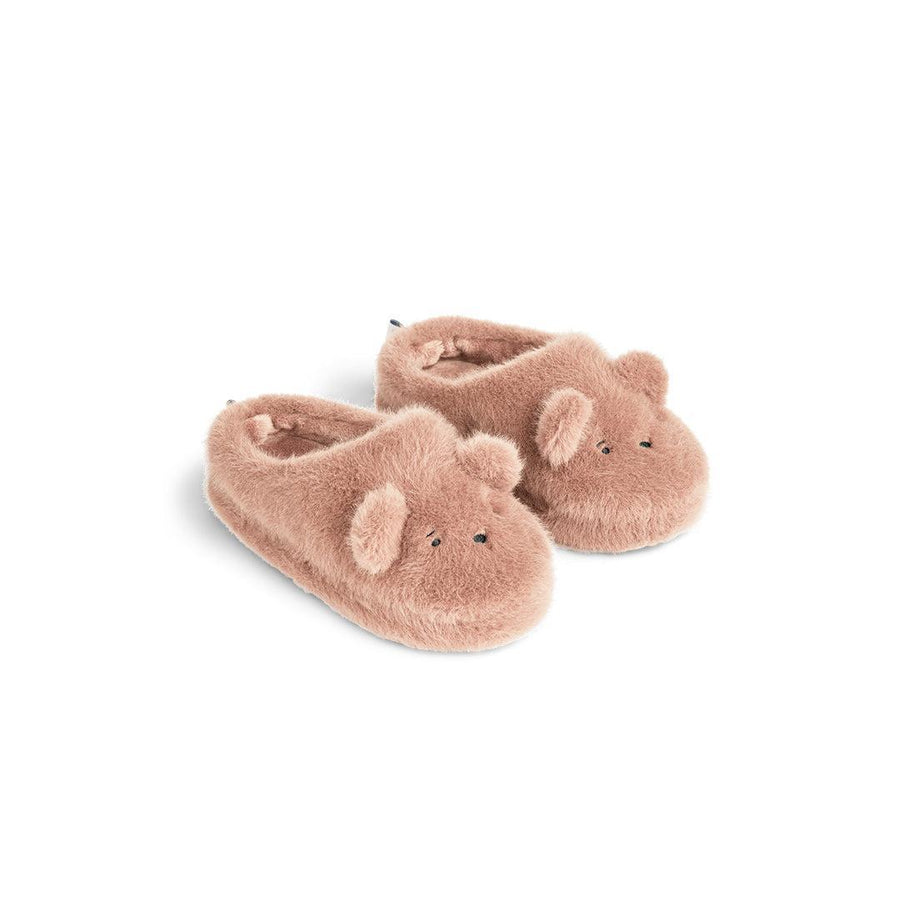 Liewood Aviaja Bear Slippers - Pale Tuscany-Slippers-Pale Tuscany-22/23 | Natural Baby Shower