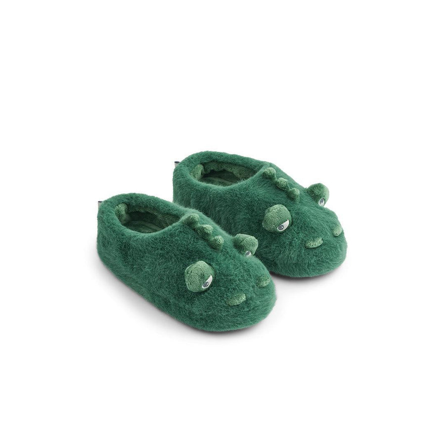 Liewood Aviaja Crocodile Slippers - Garden Green-Slippers-Garden Green-22/23 | Natural Baby Shower