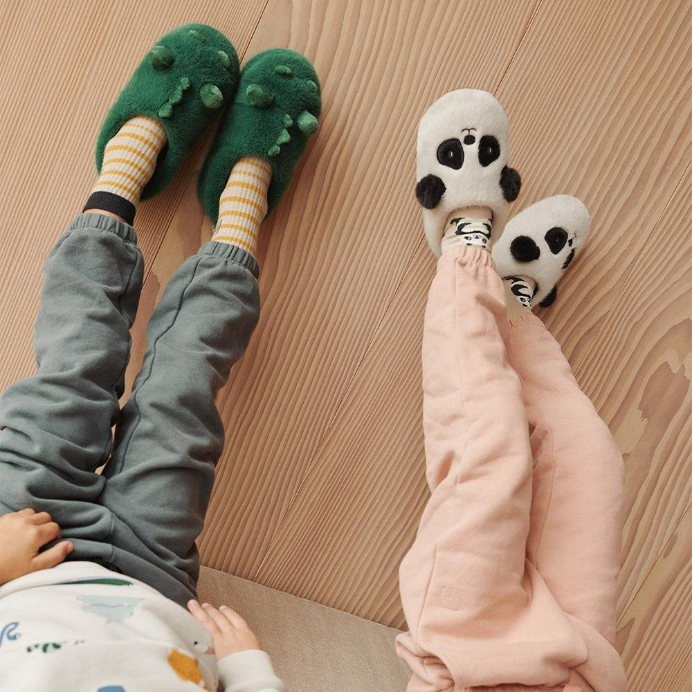 Liewood Aviaja Crocodile Slippers - Garden Green-Slippers-Garden Green-22/23 | Natural Baby Shower