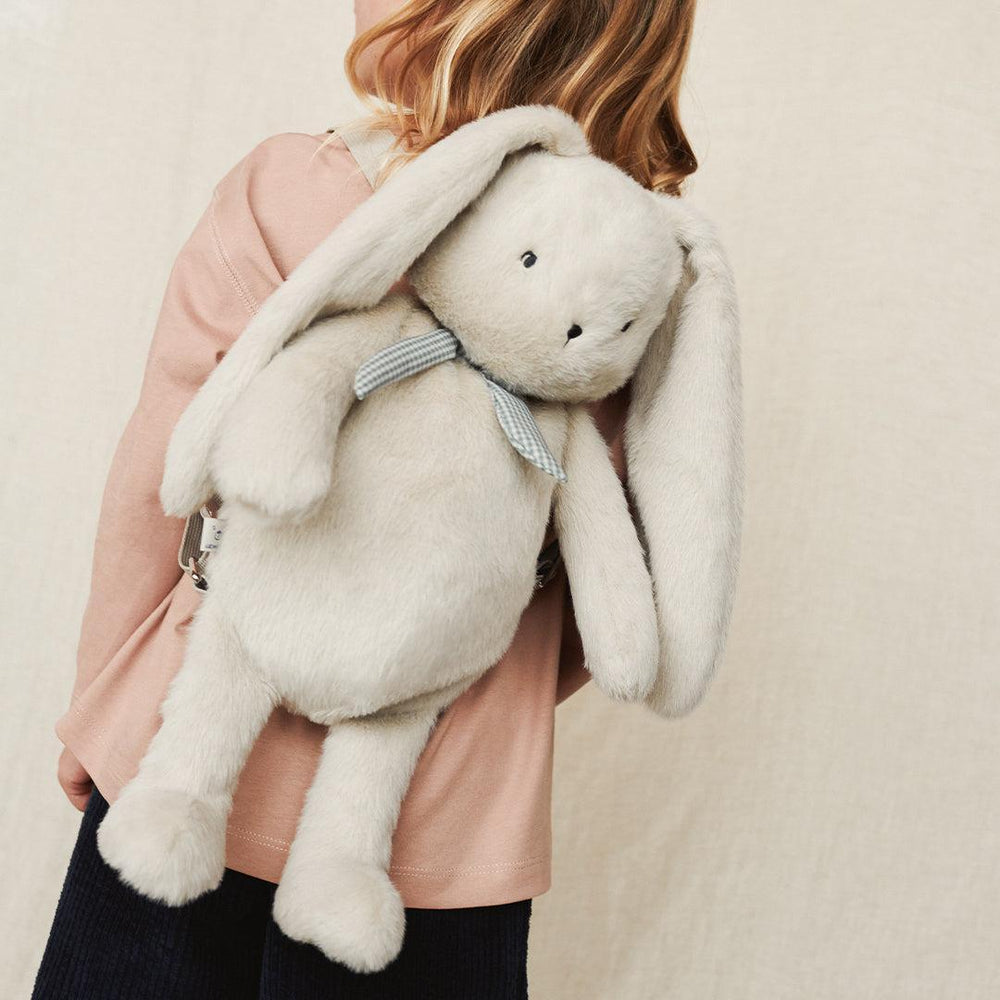 Liewood Dayana Plush Rabbit Backpack - Mist-Children's Backpacks-Mist-One size | Natural Baby Shower