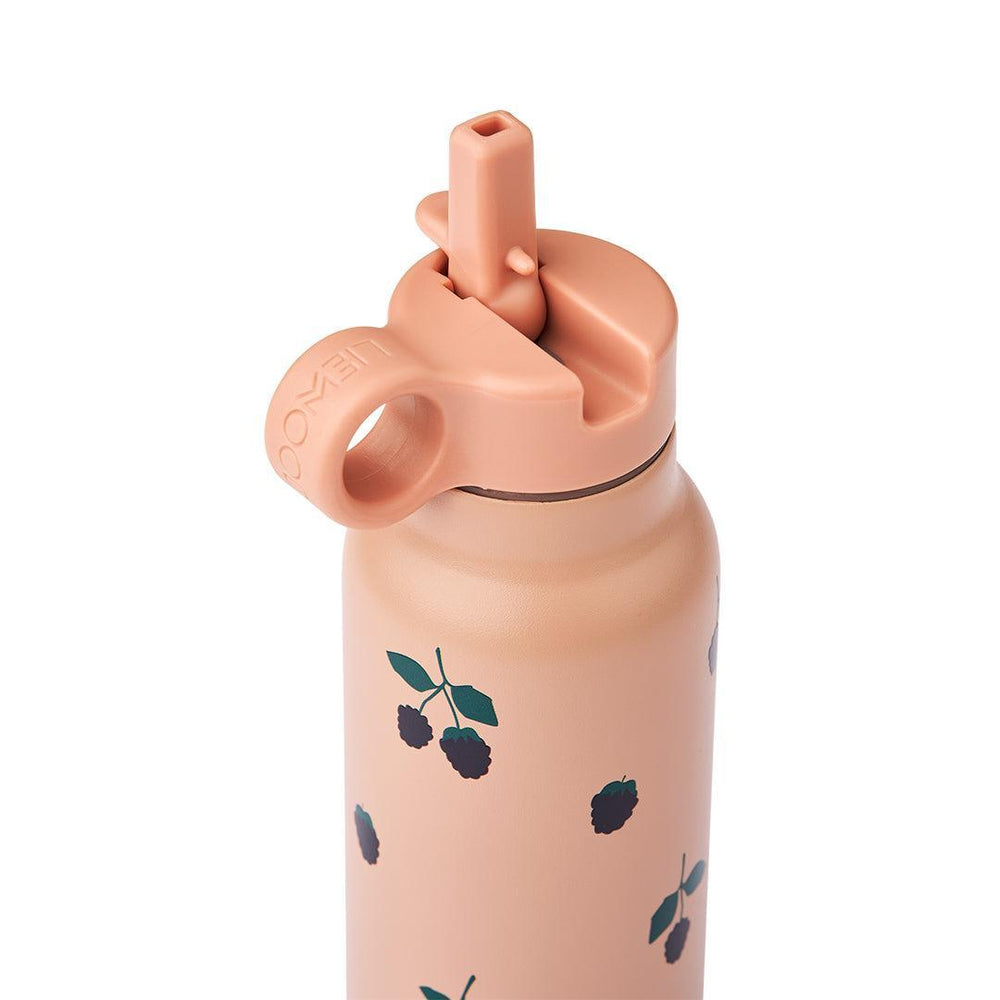 Liewood Falk Water Bottle 350 ml - Berry / Pale Tuscany-Drinking Bottles-Berry / Pale Tuscany-One size | Natural Baby Shower