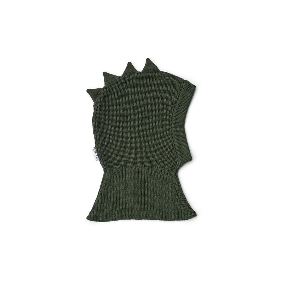 Liewood Hanibal Dino Balaclava - Hunter Green-Hats-Hunter Green-1-2y | Natural Baby Shower
