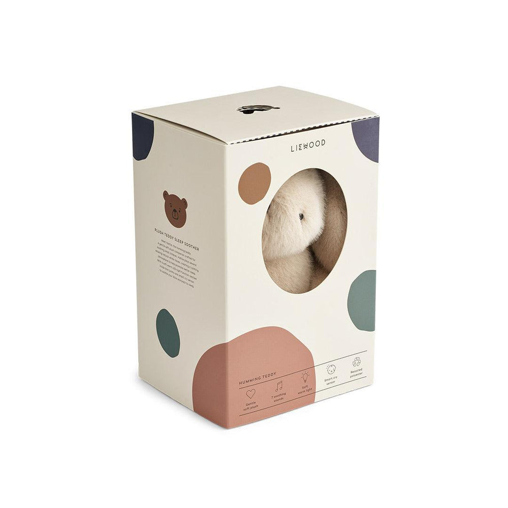 Liewood Hattie Rabbit Humming Teddy - Mist-Soft Toys-Mist-One size | Natural Baby Shower