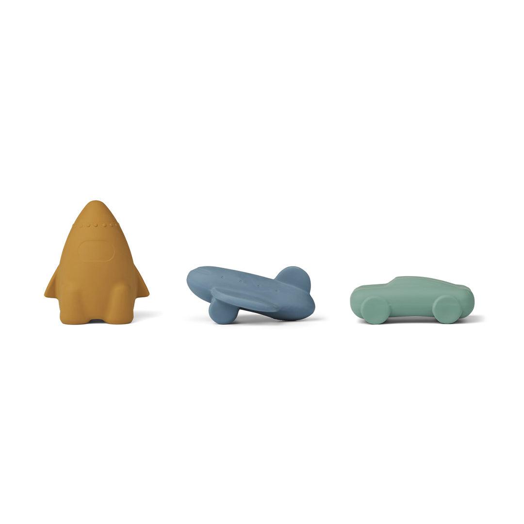 Liewood Jacob Bath Toys - 3 Pack - Blue Multi Mix-Bath Toys-Blue Multi Mix- | Natural Baby Shower