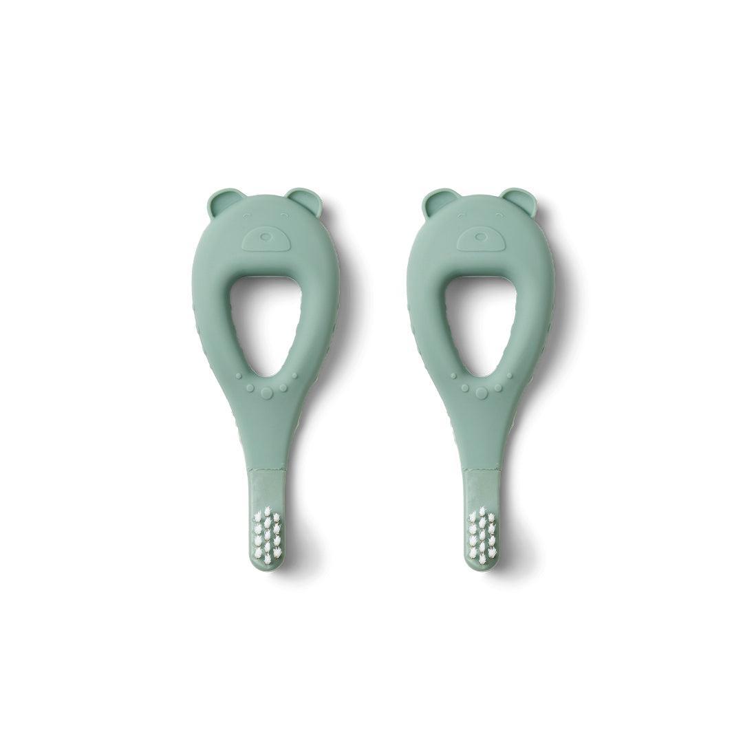 Liewood Janelle Toothbrush - 2 Pack - Peppermint | Natural Baby Shower