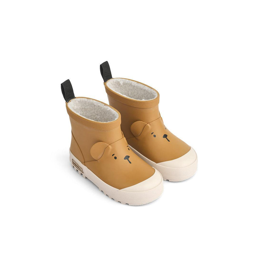 Liewood Jesse Bear Thermo Rainboot - Golden Caramel-Boots-Golden Caramel-22 | Natural Baby Shower
