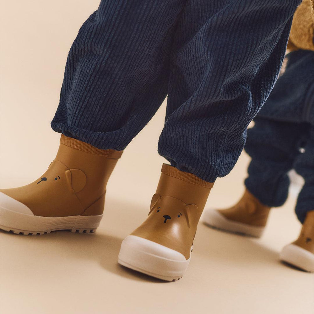 Liewood Jesse Bear Thermo Rainboot - Golden Caramel-Boots-Golden Caramel-22 | Natural Baby Shower