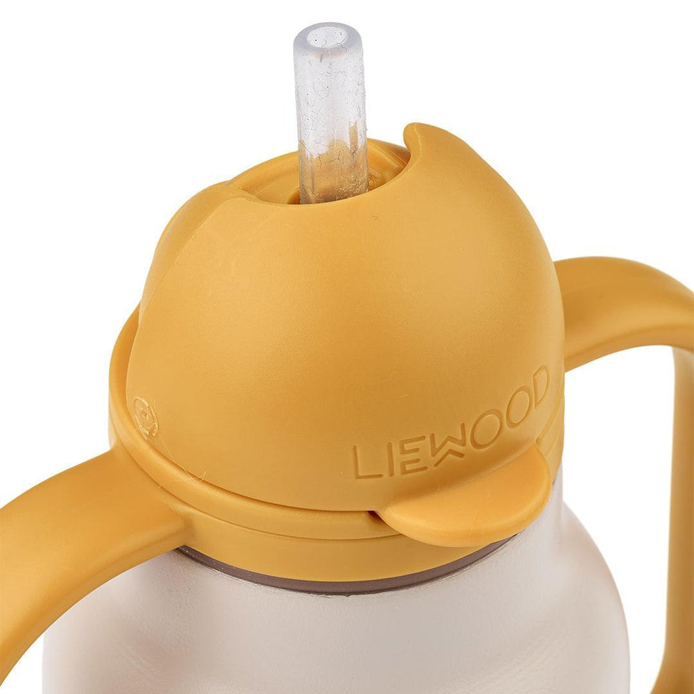 Liewood Kimmie Water Bottle 250ml - Around The World / Sandy-Drinking Bottles-Around The World / Sandy-250ml | Natural Baby Shower