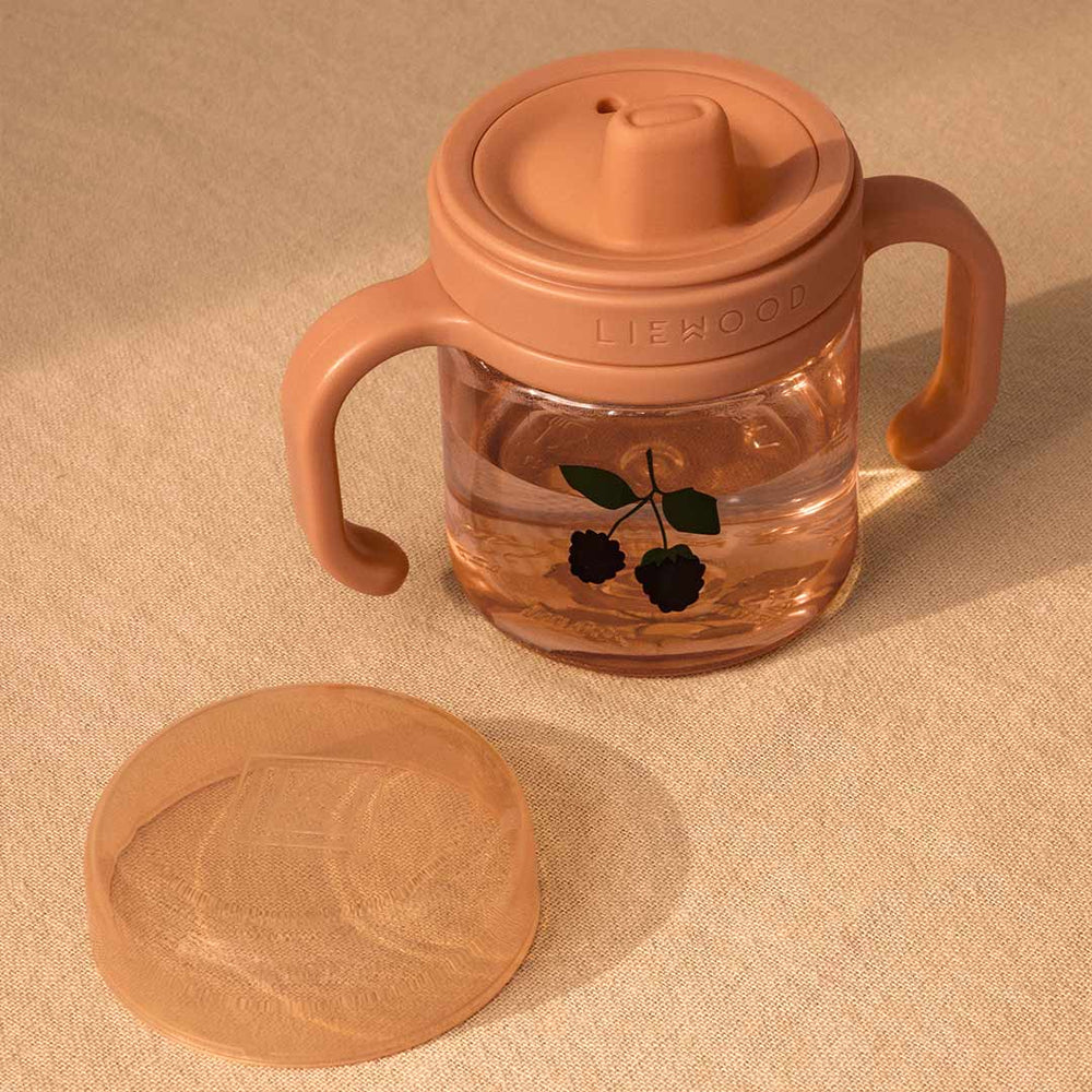 Liewood Kylo Tritan Sippy Cup 280ml - Berry / Pale Tuscany-Cups-Berry / Pale Tuscany-One size | Natural Baby Shower