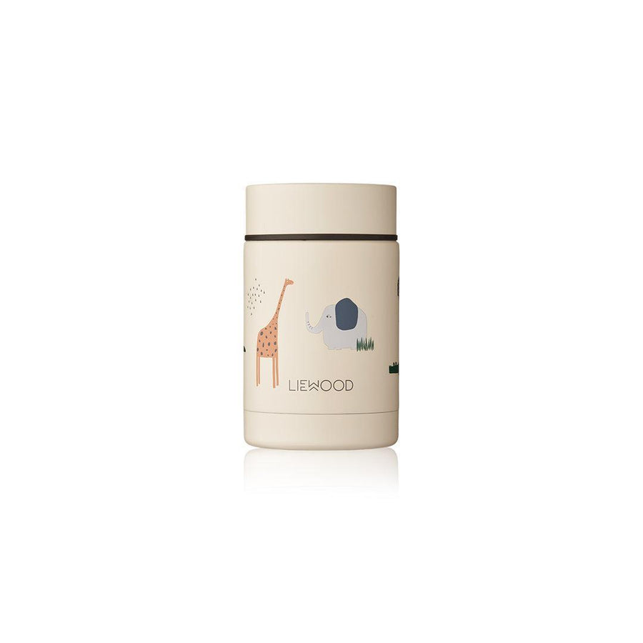 Liewood Nadja Food Jar - Safari Sandy Mix-Food Storage-Safari Sandy Mix-One Size | Natural Baby Shower