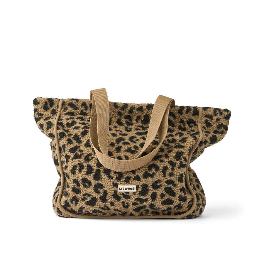 Liewood Reed Pile Totebag - Mega Leo / Oat Mix-Changing Bags-Mega Leo / Oat Mix-One size | Natural Baby Shower