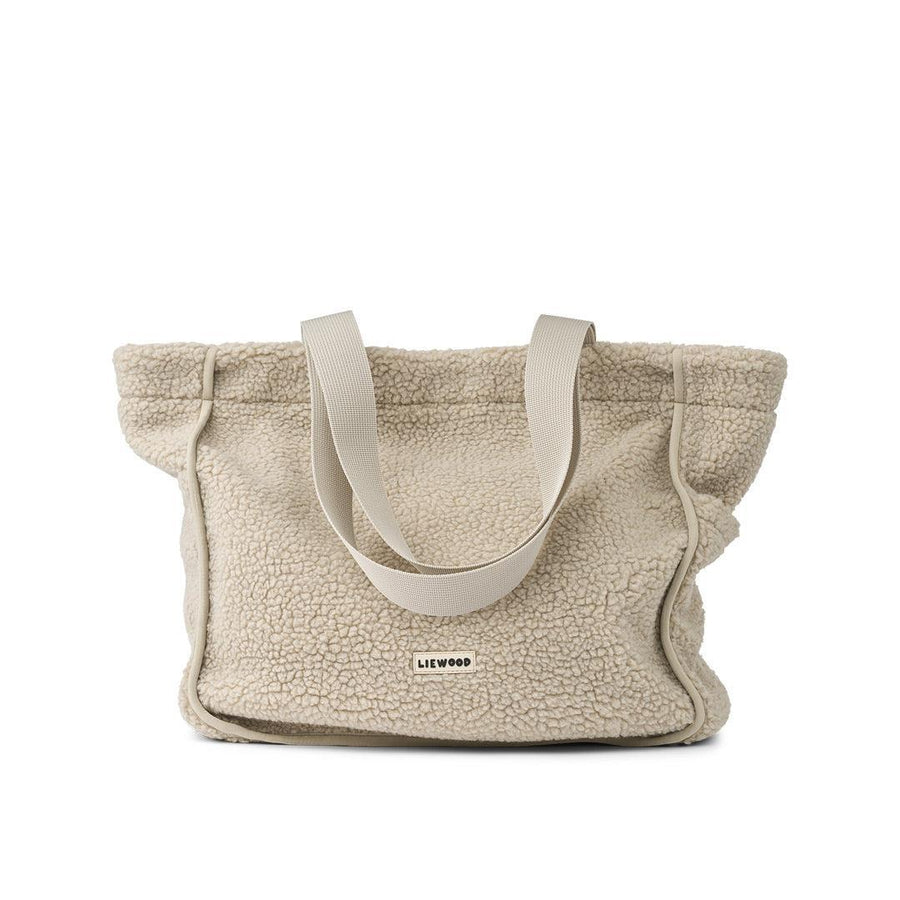 Liewood Reed Pile Totebag - Mist-Changing Bags-Mist-One size | Natural Baby Shower