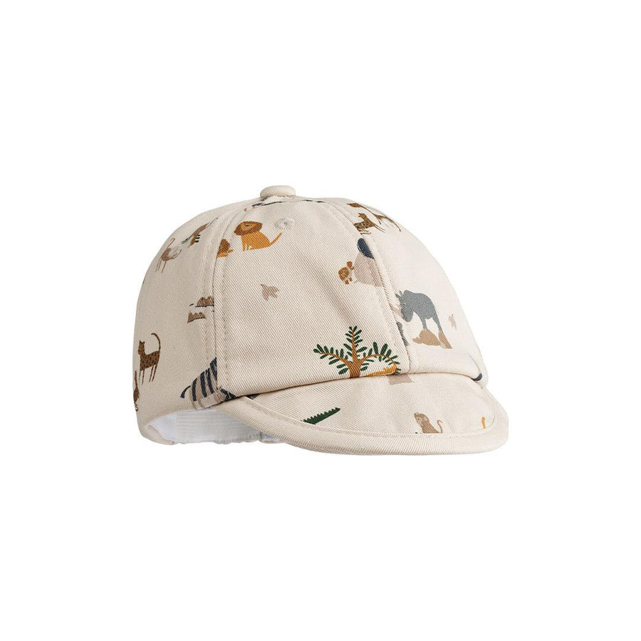 Liewood Tone Baby Printed Cap - All Together - Sandy-Hats-All Together/Sandy-1-2y | Natural Baby Shower