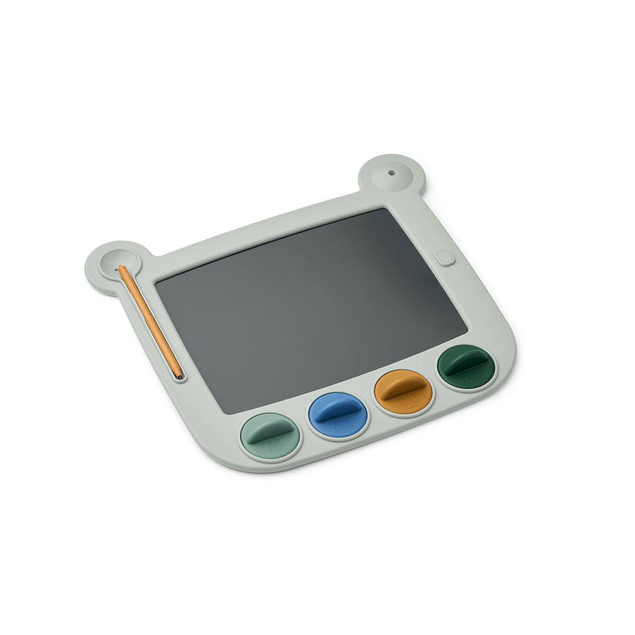 Liewood Venzora Magic Drawing Board w Stamps - Dove Blue Multi Mix-Arts + Crafts-Dove Blue Multi Mix-One size | Natural Baby Shower