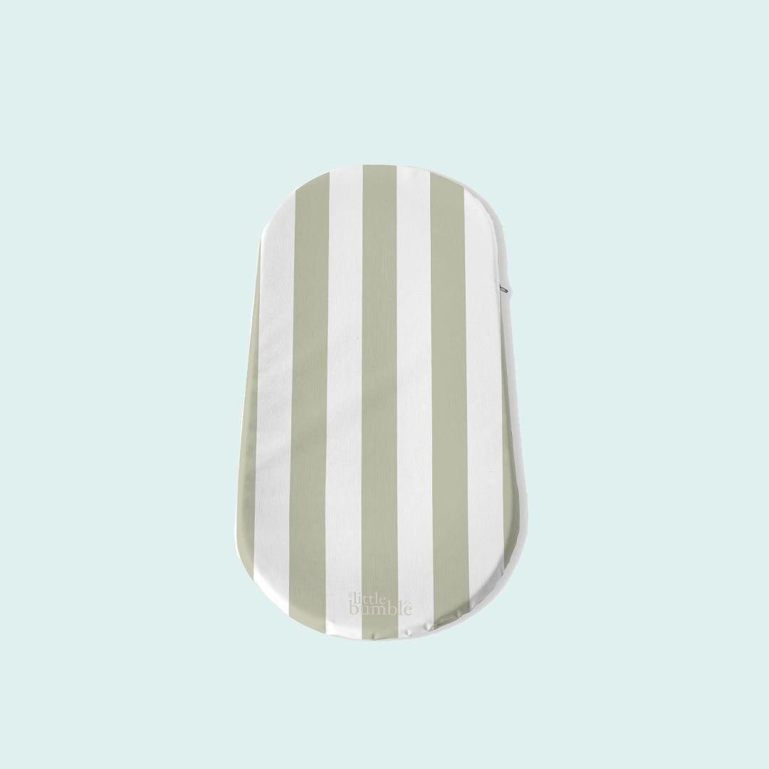 The Little Bumble Co. Changing Basket Mat Liner - Green Stripe-Changing Mat Liners-Green Stripe-one size | Natural Baby Shower