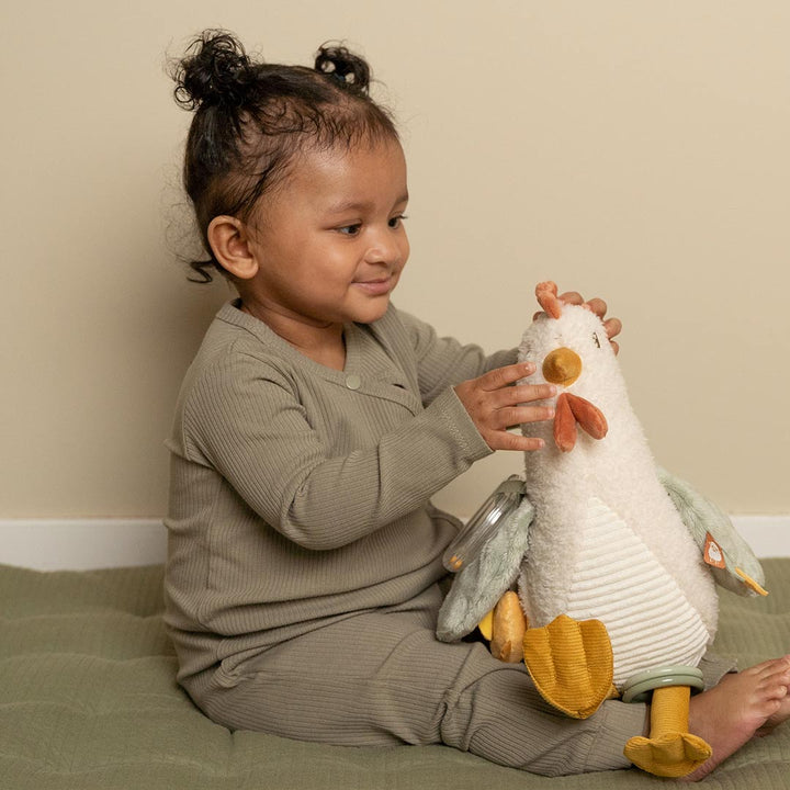Little Dutch Activity Chicken - Little Farm-Soft Toys-Little Farm- | Natural Baby Shower