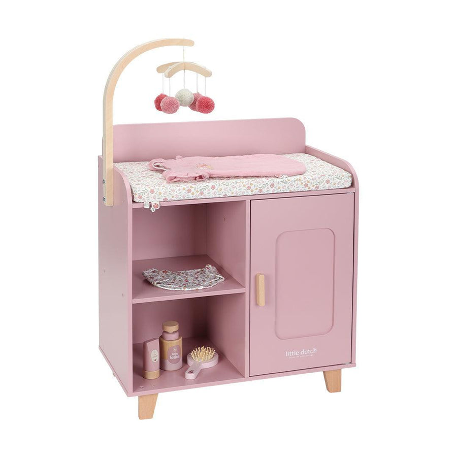 Little Dutch Doll Changing Table - Pink-Role Play-Pink- | Natural Baby Shower