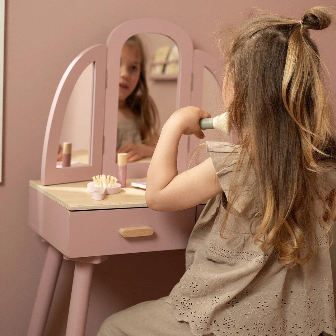 Little Dutch Dressing Table Large - Pink-Role Play-Pink- | Natural Baby Shower