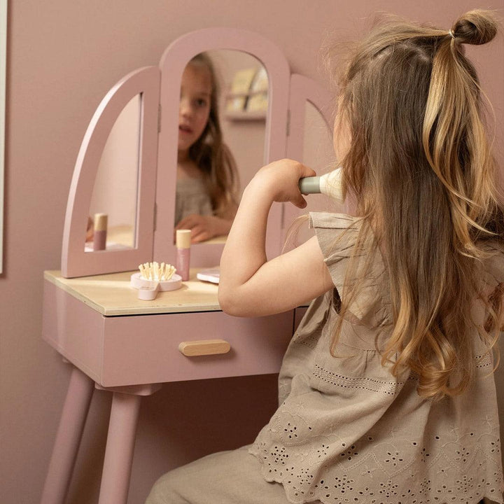 Little Dutch Dressing Table Large - Pink-Role Play-Pink- | Natural Baby Shower