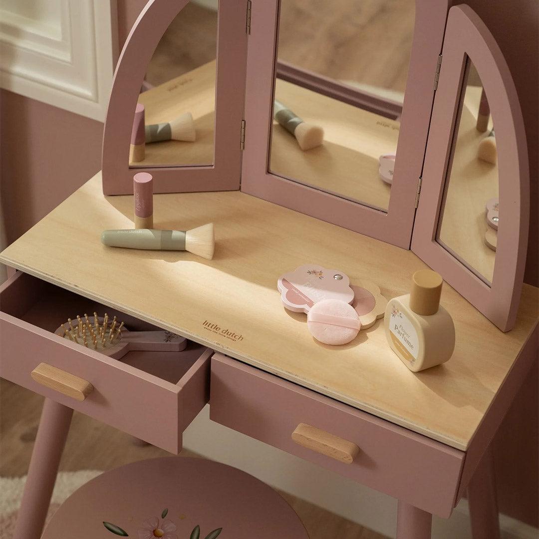 Little Dutch Dressing Table Large - Pink-Role Play-Pink- | Natural Baby Shower
