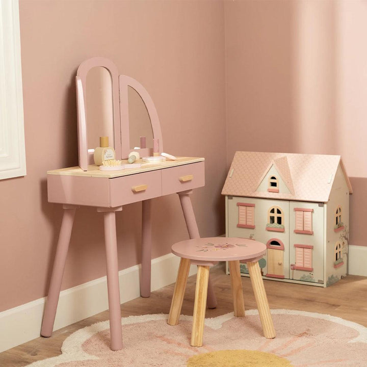 Little Dutch Dressing Table Large - Pink-Role Play-Pink- | Natural Baby Shower