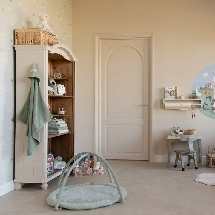 Little Dutch Hooded Towel - Little Farm-Bath Towels-Little Farm-75x75 | Natural Baby Shower