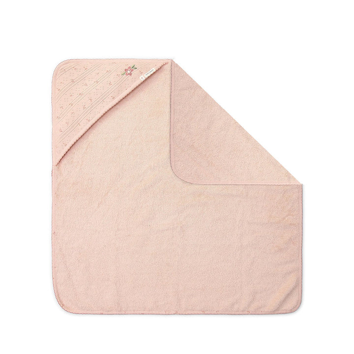 Little Dutch Hooded Towel - Pure Blossom-Bath Towels-Pure Blossom-75x75 | Natural Baby Shower