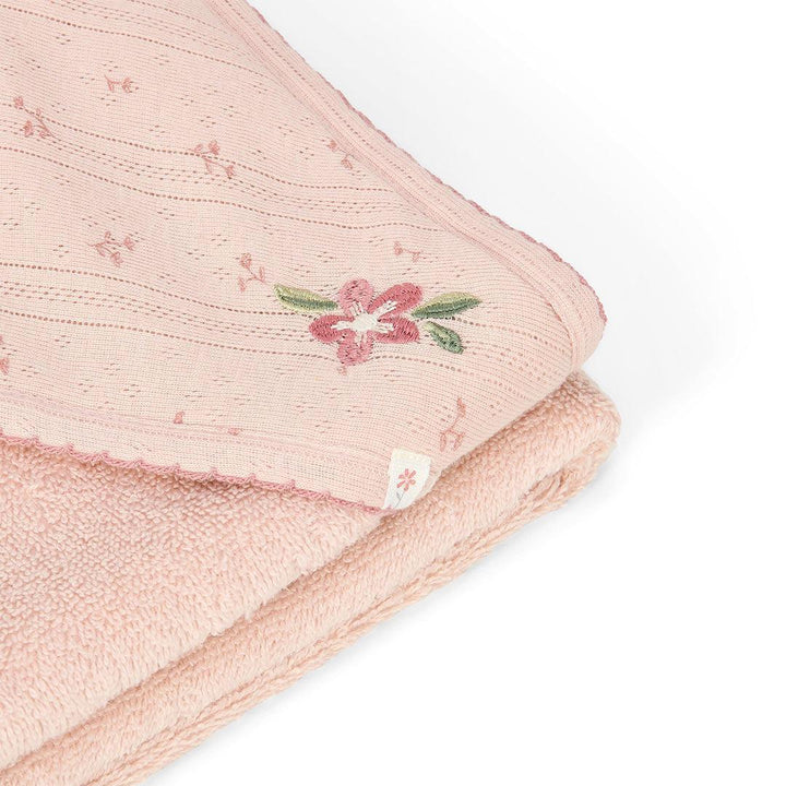 Little Dutch Hooded Towel - Pure Blossom-Bath Towels-Pure Blossom-75x75 | Natural Baby Shower