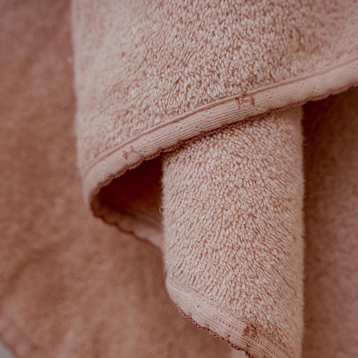 Little Dutch Hooded Towel - Pure Blossom-Bath Towels-Pure Blossom-75x75 | Natural Baby Shower