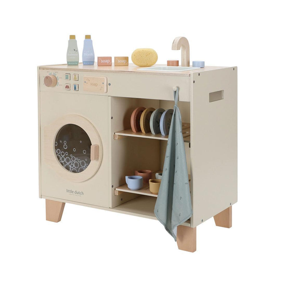 Little Dutch Wooden Washing Machine Limited Edition-Role Play- | Natural Baby Shower