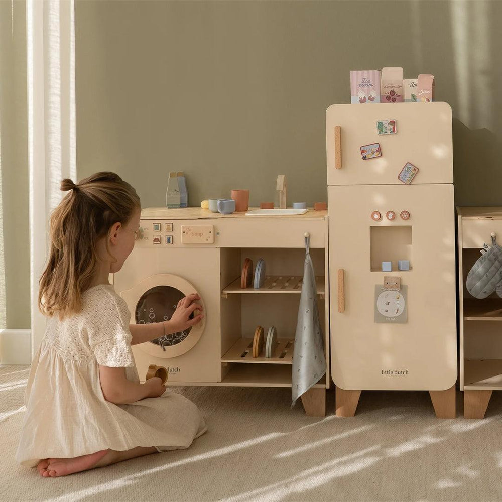 Little Dutch Wooden Washing Machine Limited Edition-Role Play- | Natural Baby Shower