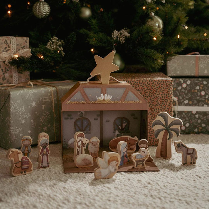 Little Dutch Nativity Scene-Seasonal Decorations- | Natural Baby Shower