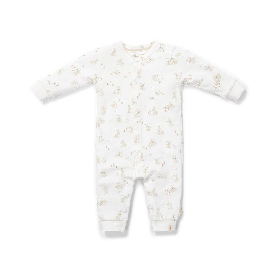 Little Dutch One-Piece Bodysuit - White - Baby Bunny-Bodysuits-White-44 | Natural Baby Shower