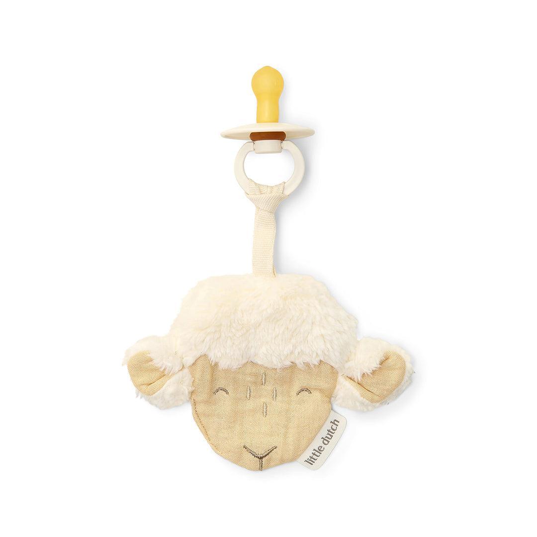 Little Dutch Pacifier Cloth - Sheep-Pacifier Cloths-Sheep-One Size | Natural Baby Shower