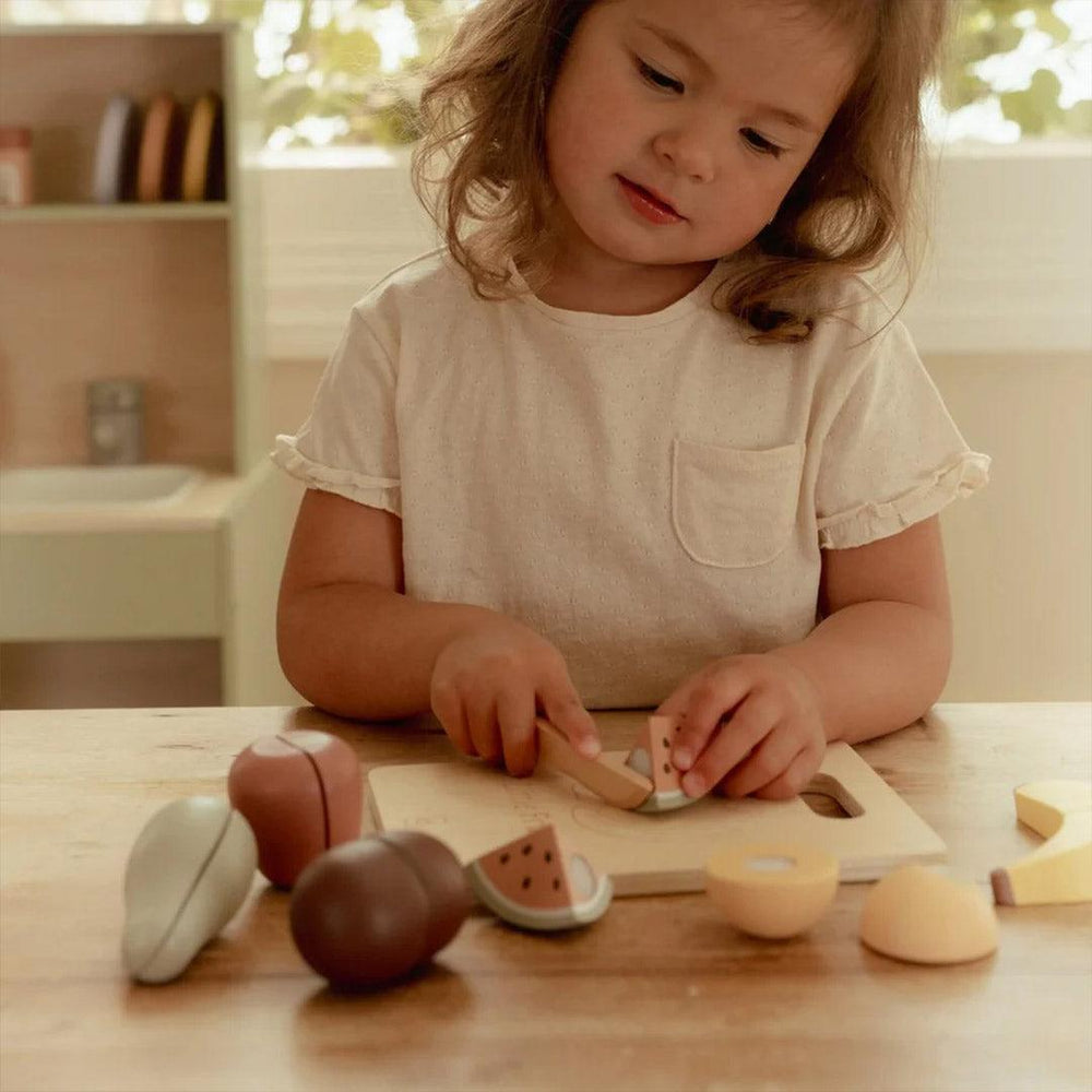 Little Dutch Slicing Fruit-Role Play- | Natural Baby Shower