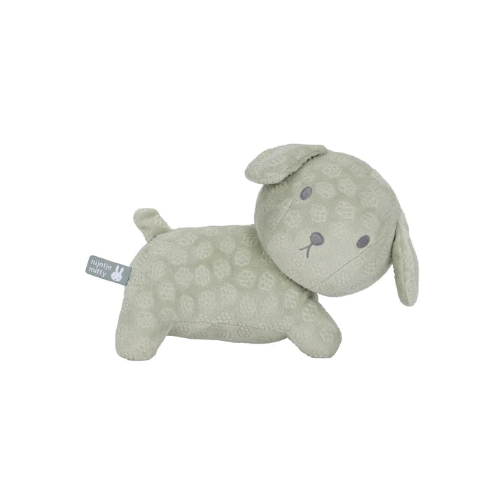 Little Dutch Snuffie Cuddle 25 cm - Green Flowers-Soft Toys-Green Flowers- | Natural Baby Shower