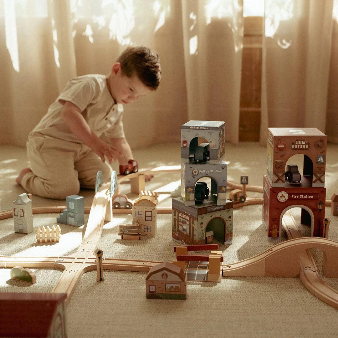 Little Dutch Stacking Blocks with Cars-Role Play- | Natural Baby Shower