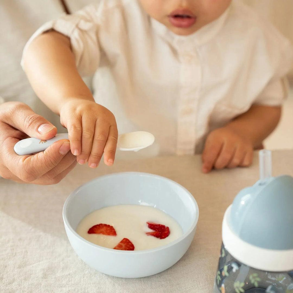 Little Dutch Set Trainer Spoons Mepal Mio - Blue-Cutlery-Blue- | Natural Baby Shower