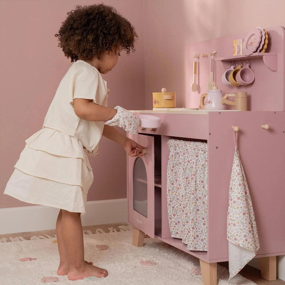 Little Dutch Wooden Play Kitchen Limited Edition - Pink-Role Play-Pink- | Natural Baby Shower