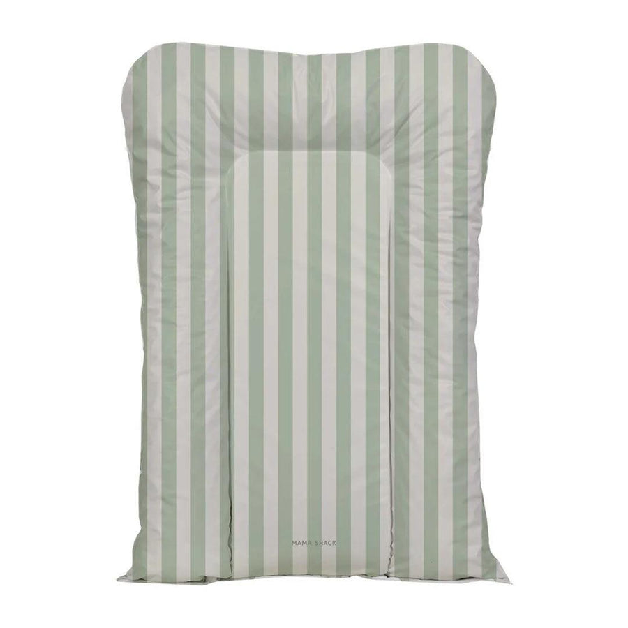 Mama Shack Nest Changing Mat - Candy Stripe - Sage-Changing Mats-Candy Stripe - Sage- | Natural Baby Shower
