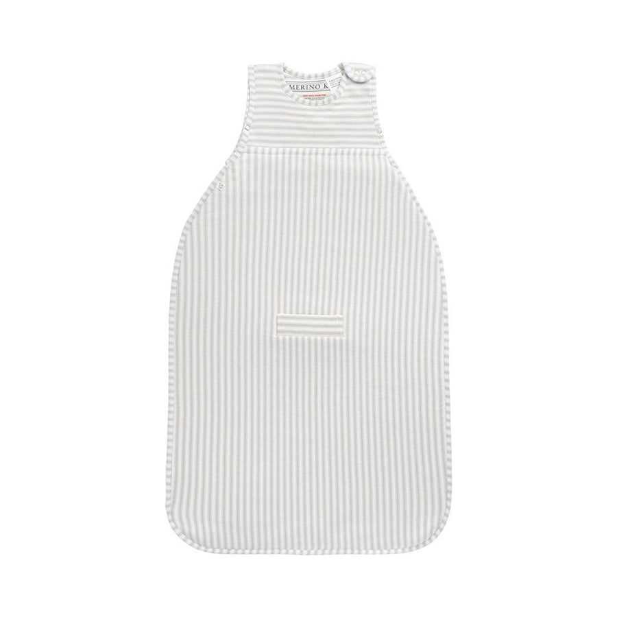 Merino Kids Go Go Sleeping Bag - Duvet Weight - Variegated Stripe Mist-Sleeping Bags-Variegated Stripe Mist-3-24m | Natural Baby Shower