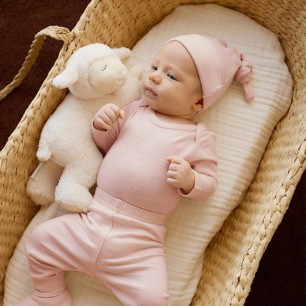 Merino Kids Merino Beanie - Cloud Pink-Hats-Cloud Pink-NB - 3m | Natural Baby Shower