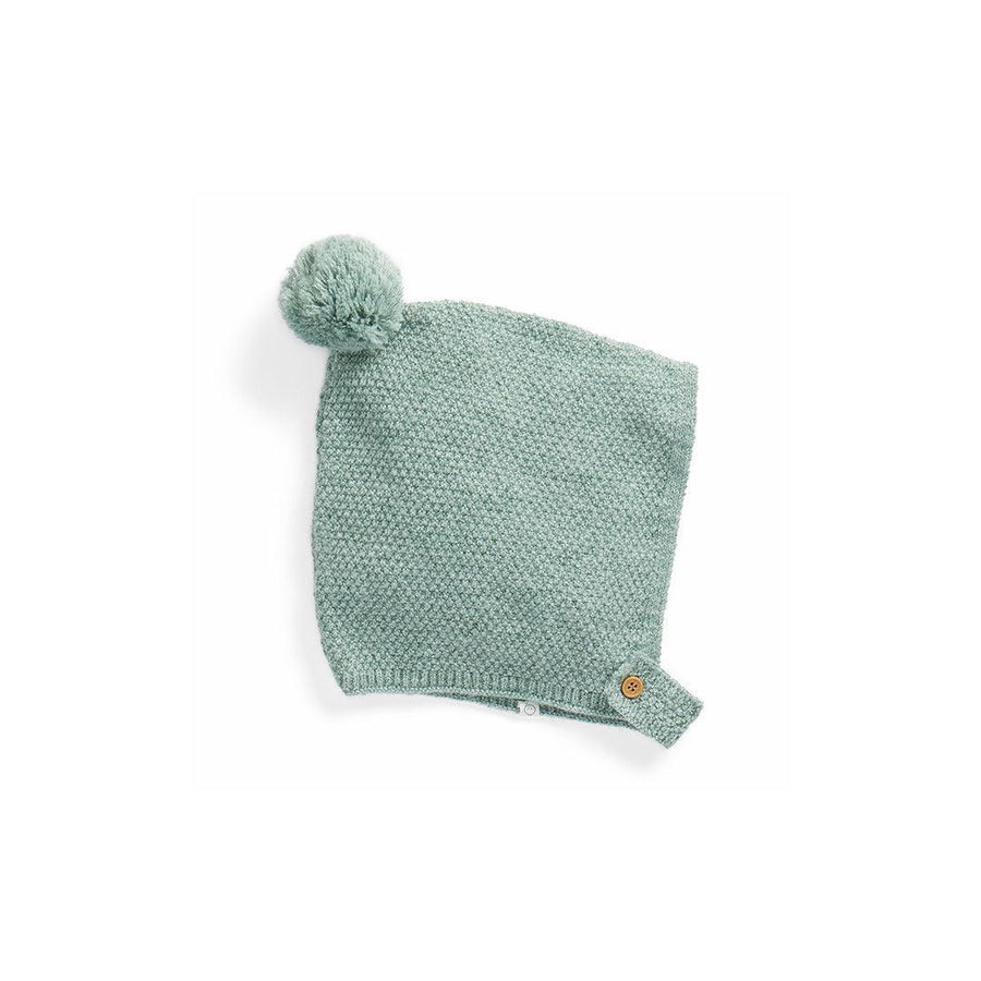 MORI Knitted Bonnet - Mint Green-Hats-Mint Green-0-6m | Natural Baby Shower