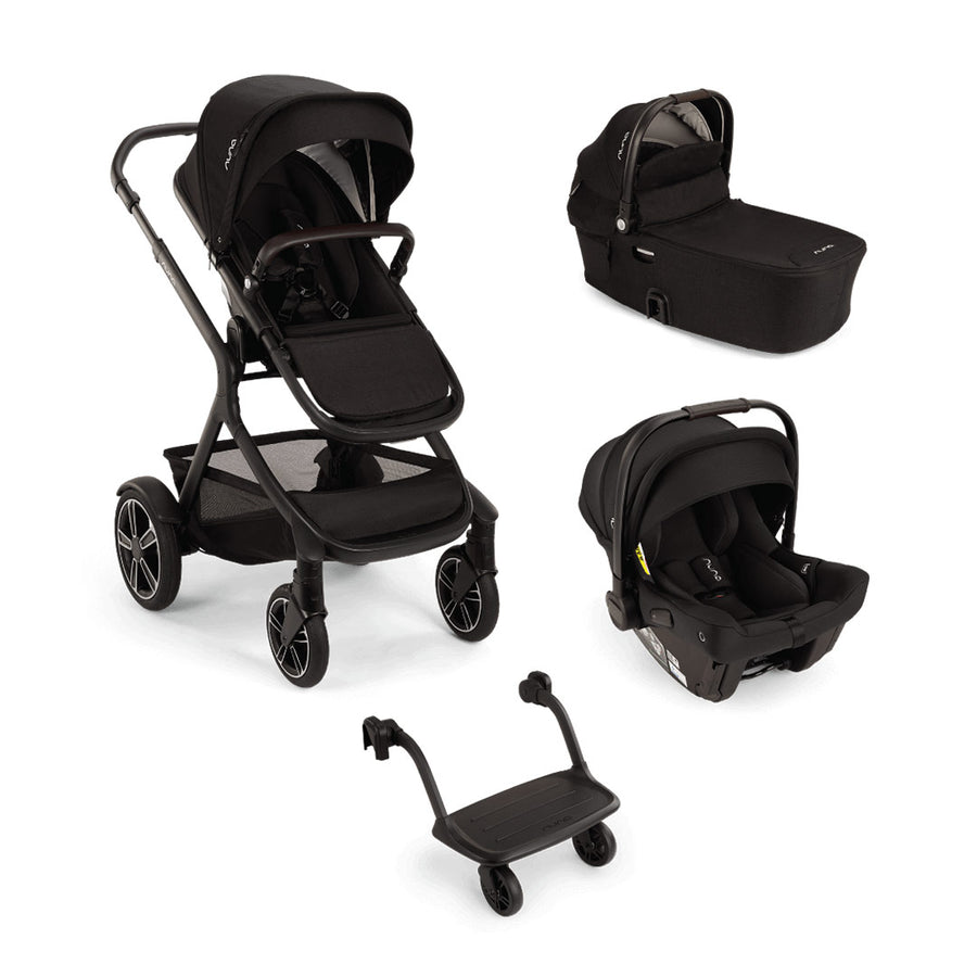 Nuna DEMI Next + PIPA Urbn Travel System - Caviar-Travel Systems-Caviar- | Natural Baby Shower