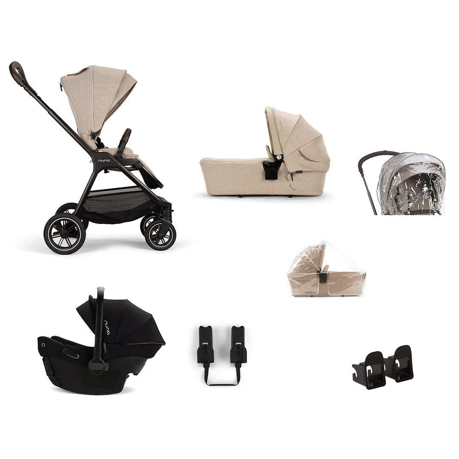 Nuna TRIV NEXT + PIPA URBN Travel System - Biscotti-Travel Systems-With Carrycot- | Natural Baby Shower