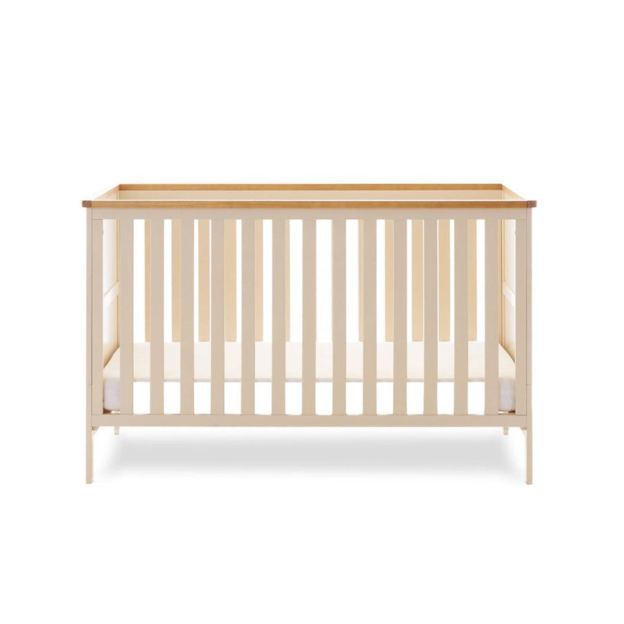 Obaby Evie Cot Bed - Cashmere-Cot Beds-Cashmere-No Mattress | Natural Baby Shower