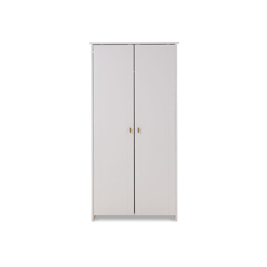 Obaby Evie Double Wardrobe - White-Wardrobes-White- | Natural Baby Shower