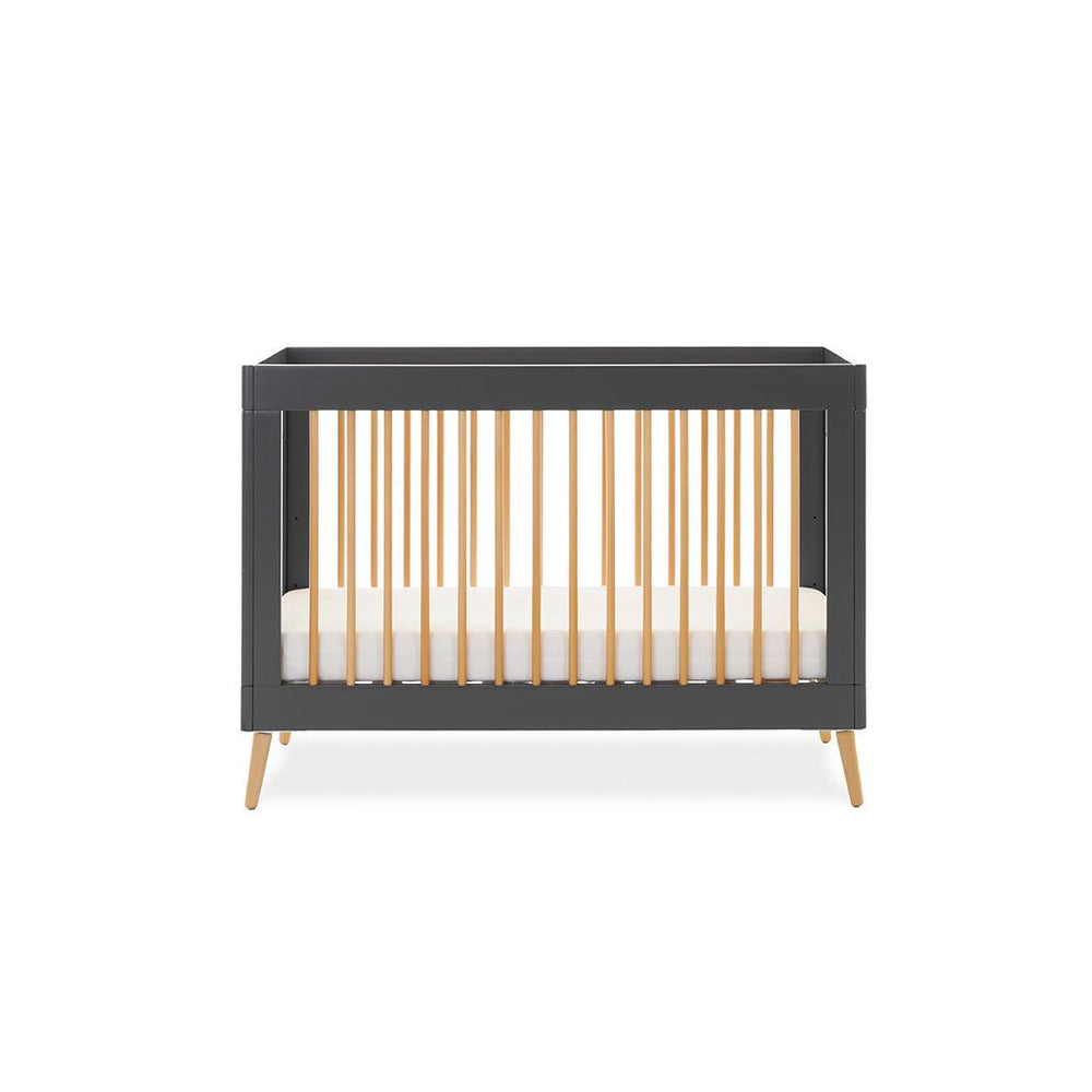 Obaby Maya Mini 2 Piece Room Set - Slate + Natural-Nursery Sets-No Mattress- | Natural Baby Shower